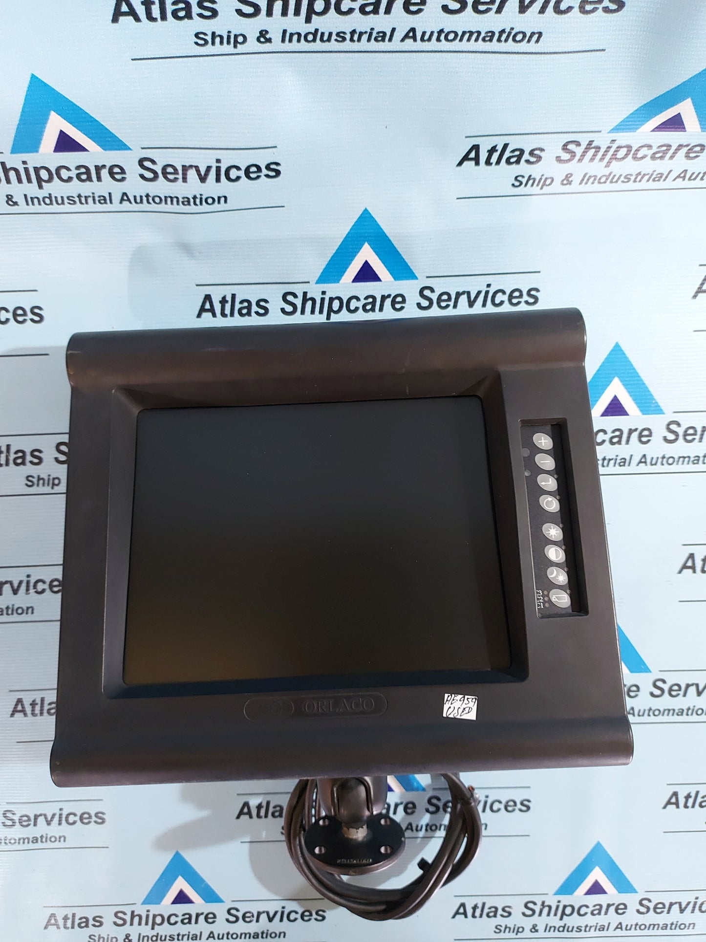ORLACO 0206560 LCD COLORDISLAY 10 SERIAL VIDEO MONITOR