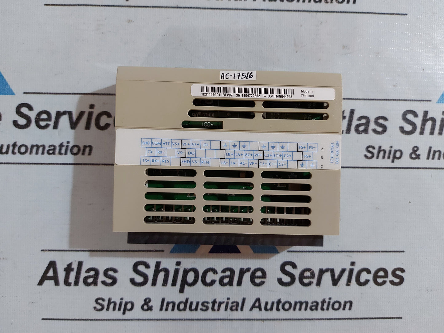 OVATION 1C31197G01 VALVE POSITIONER REV.07