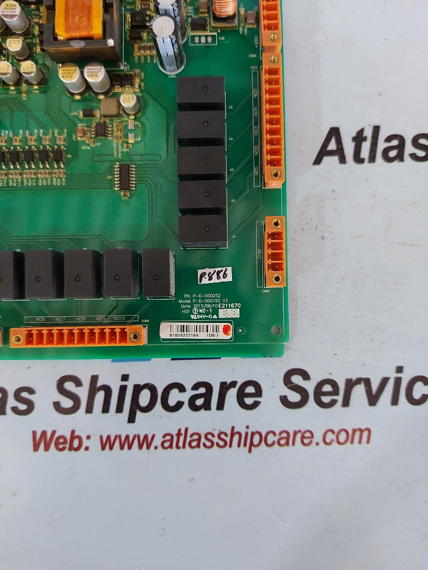 P-D-000192 V3 Pcb Card P-D-000252