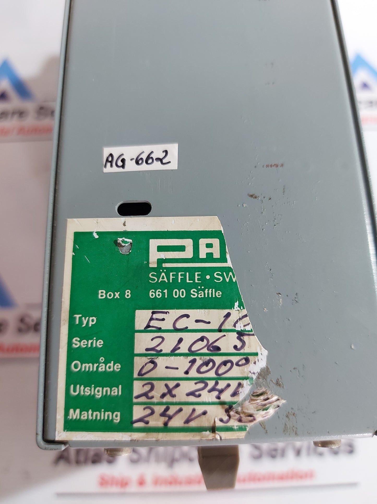 PAAB EC-102 E-PLUS TEMPERATURE CONTROLLER AG662