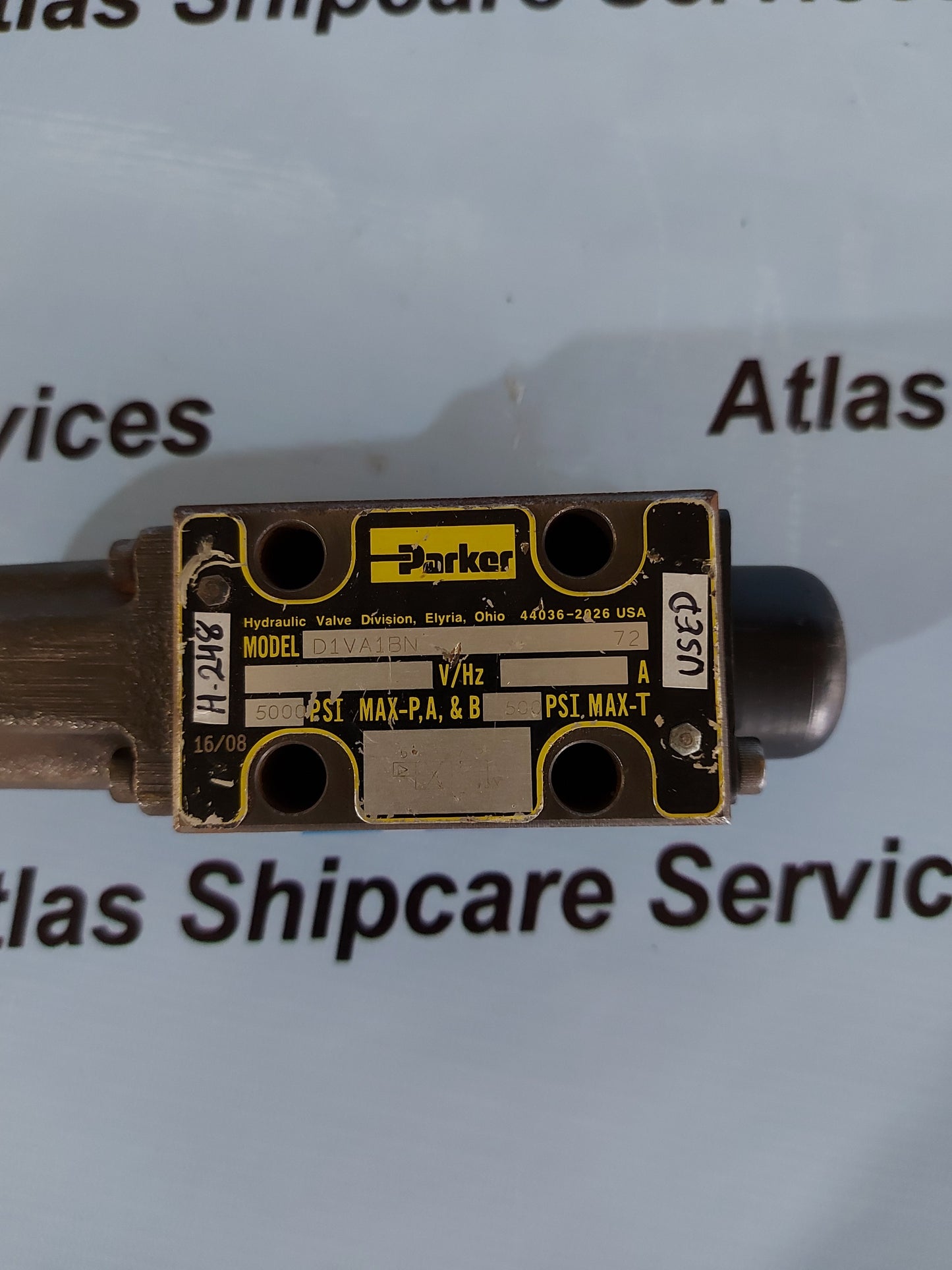 PARKER D1VA1BN DIRECTIONAL CONTROL VALVE H248