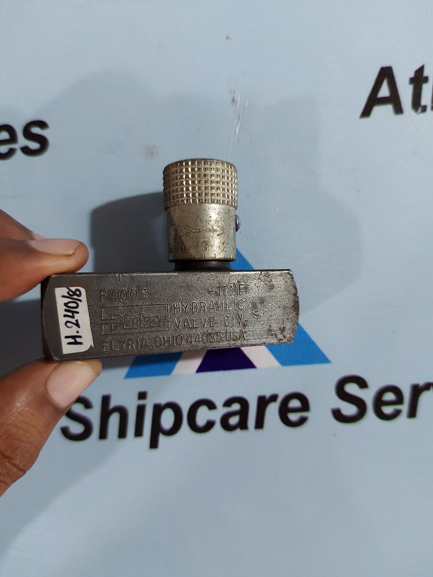 PARKER F400S HYDRAULIC VALVE 5000 PSI H240