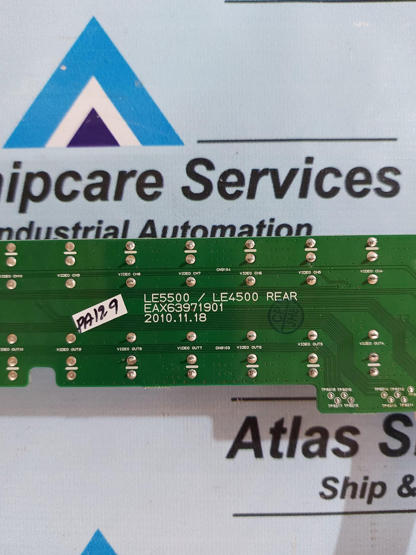 PELCO DVR DX4800 REAR BNC PANEL 16 CHANNEL EAX63971901 LE5500/LE4500 REAR