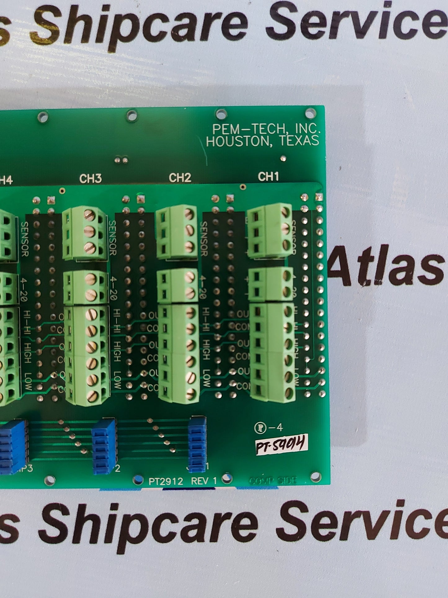 PEM-TECH PT2912 PCB CARD REV.1