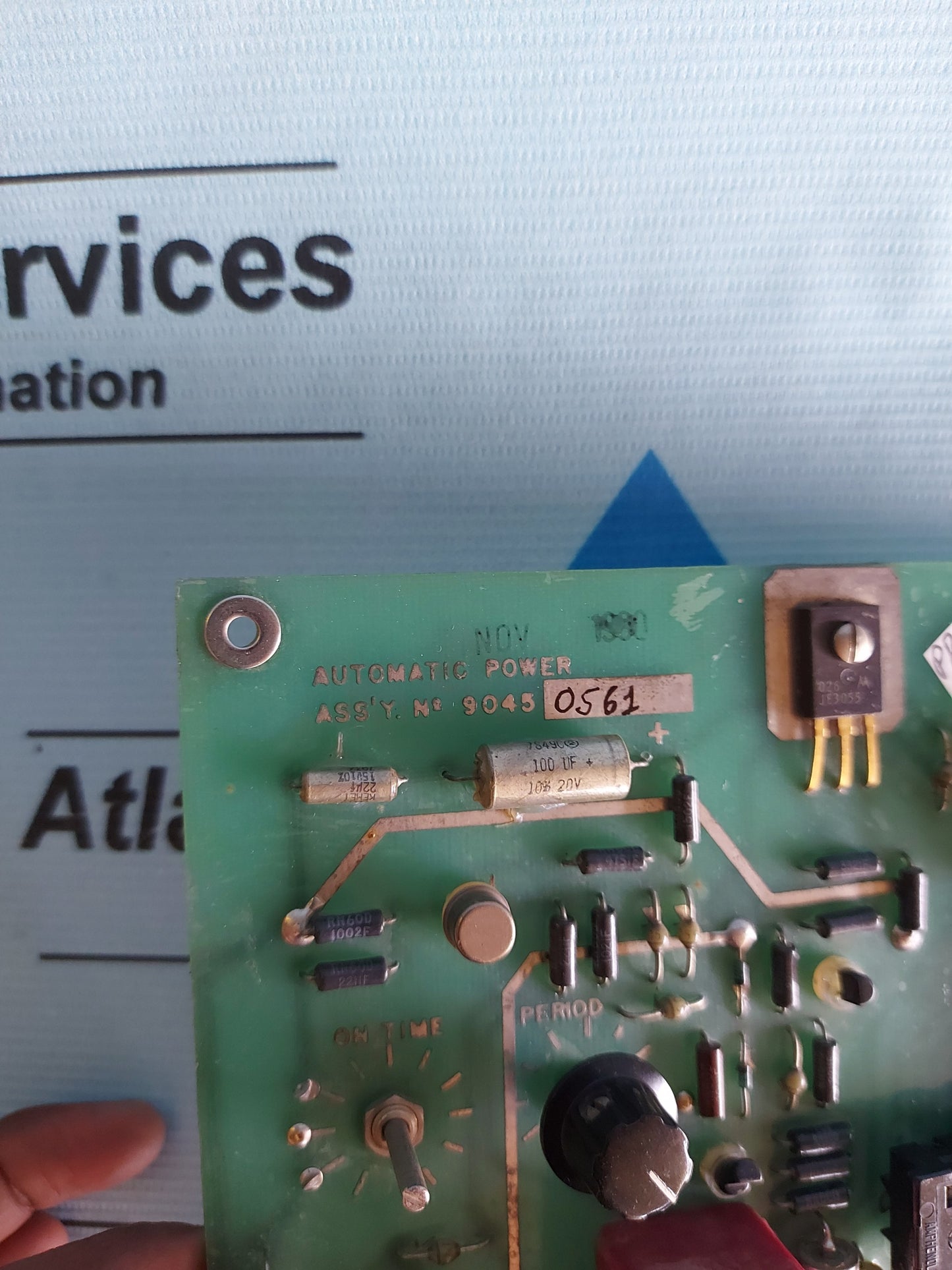 PENNWALT AUTOMATIC POWER 9045-0561 PCB CARD