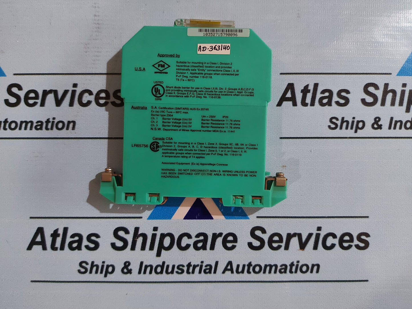 PEPPERL + FUCHS Z954 SAFE SNAP BARRIER