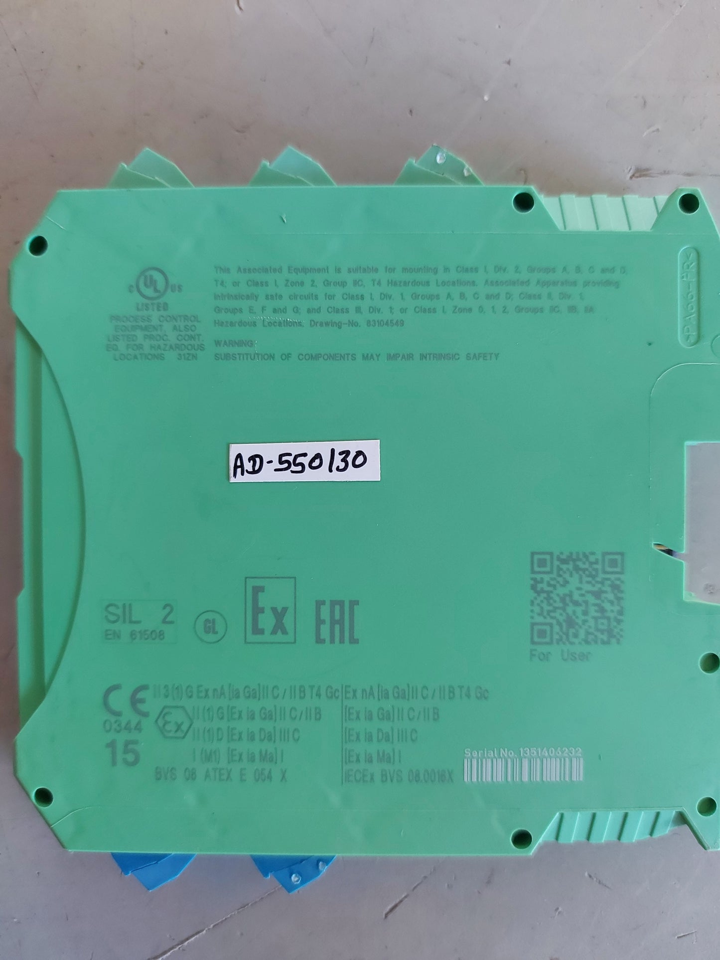 PHOENIX CONTACT MACX MCR-EX-SL-RPSSI-I REPEATER POWER SUPPLY SMART