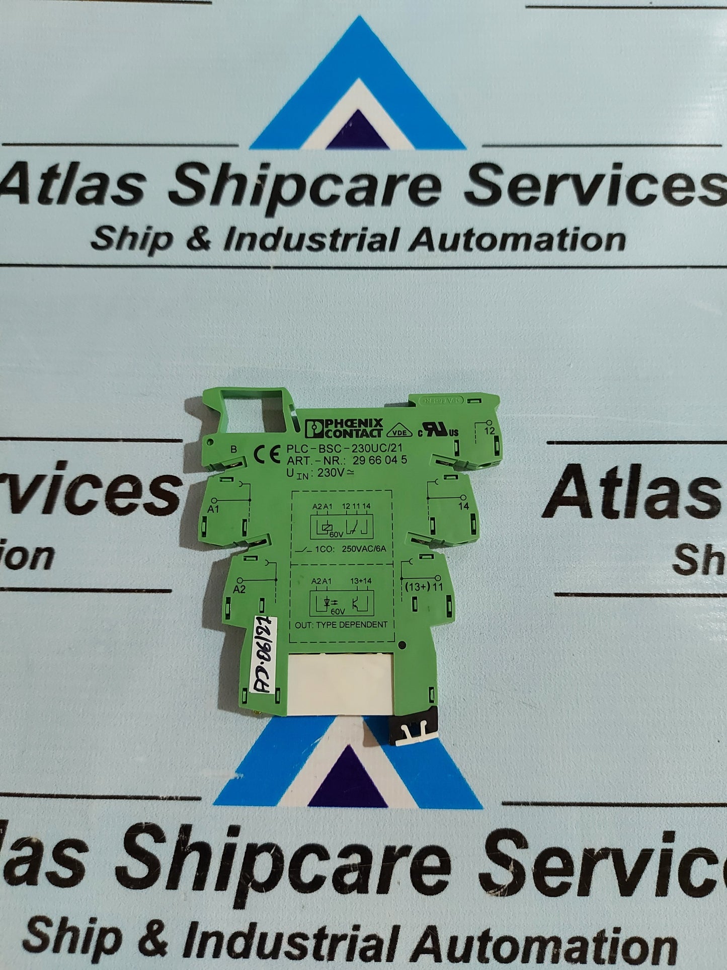 PHOENIX CONTACT PLC-BSC-230U/21 - 2966045 RELAY BASE