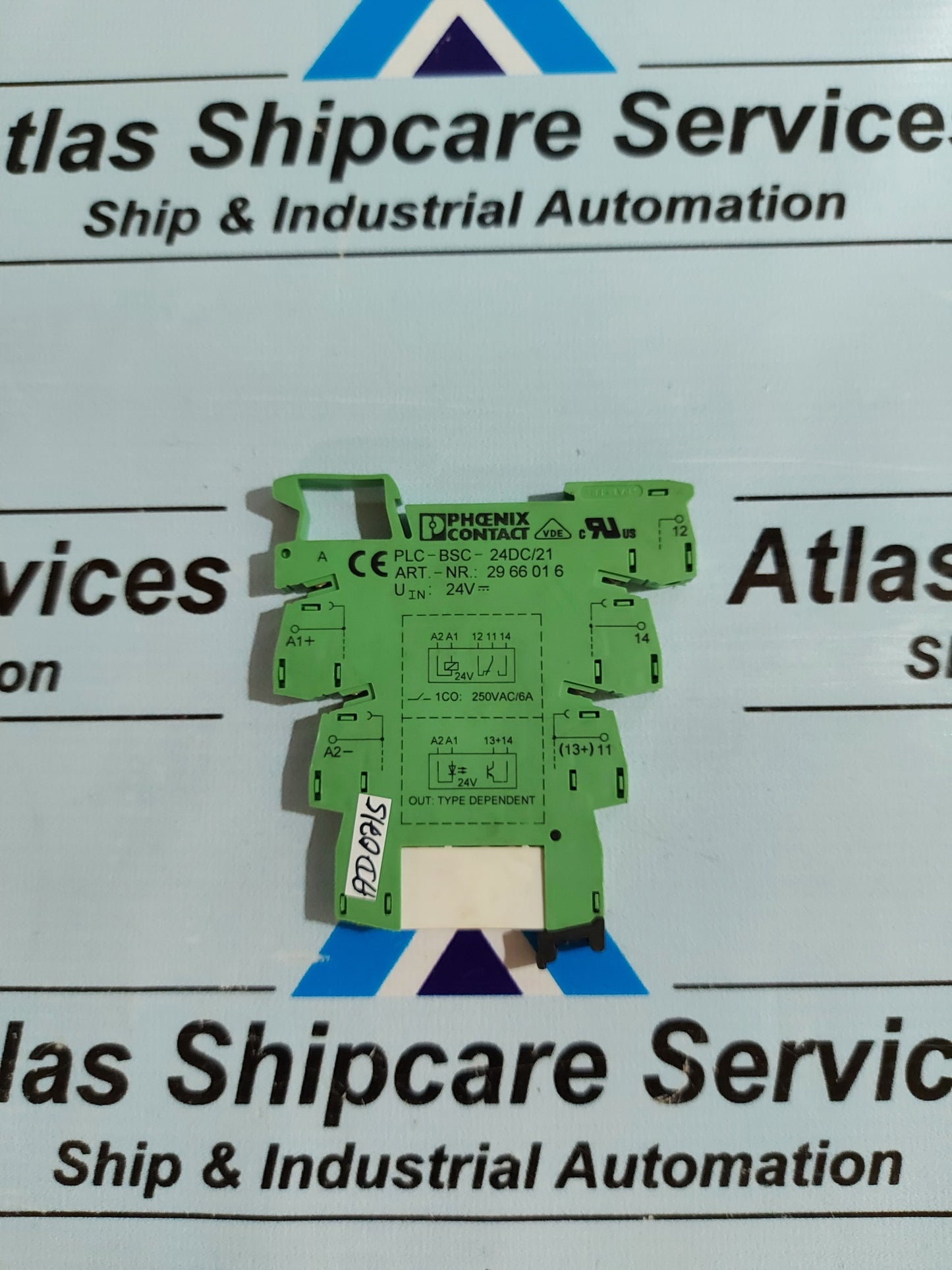 PHOENIX CONTACT PLC-BSC-24DC/21 - 2966016 RELAY BASE