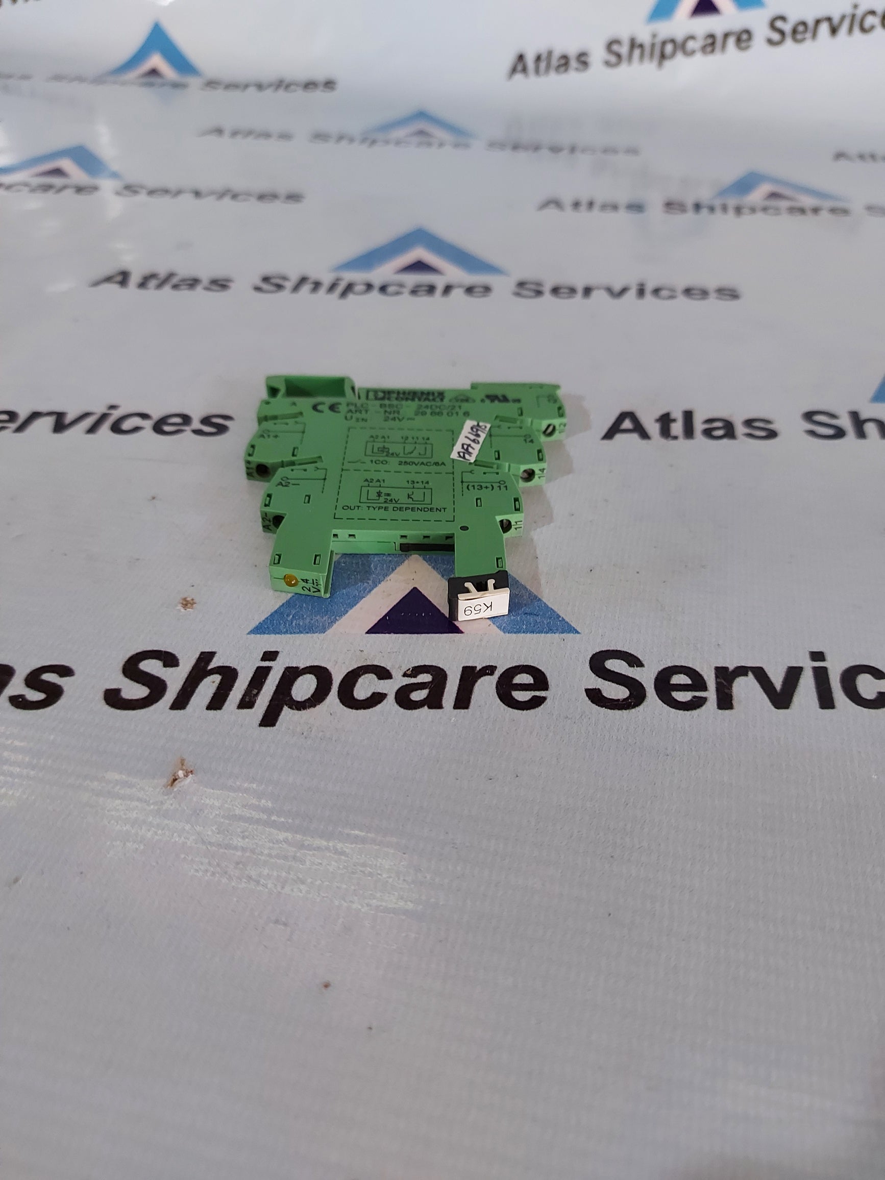 PHOENIX CONTACT PLC-BSC-24DC/21 RELAY TERMINAL BLOCK MODULE