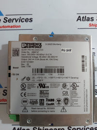 PHOENIX CONTACT QUINT-PS/1AC/24DC/3.5 2866747 POWER SUPPLY UNIT AG508