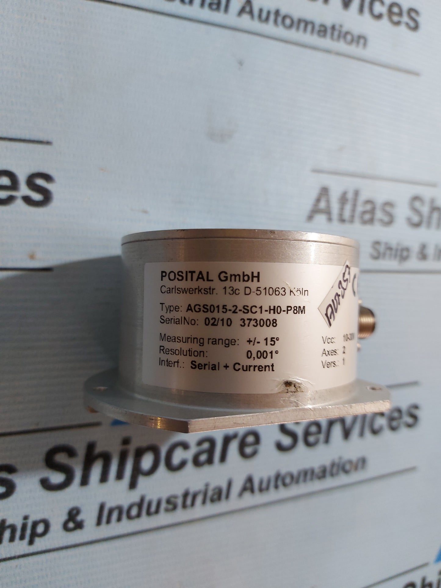 POSITAL AGS015-2-SC1-H0-P8M FRABA INCLINOMETER AG357
