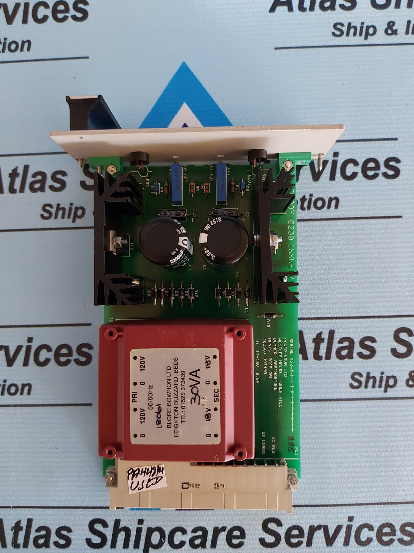 POWER NOVA D103Y-0200 ISSUE 2 EUROCARD POWER SUPPLY