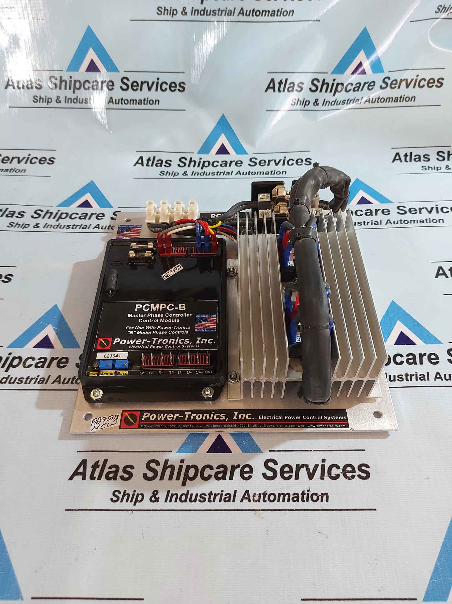 POWER-TRONICS PCMPC-B MASTER PHASE CONTROLLER CONTROL MODULE