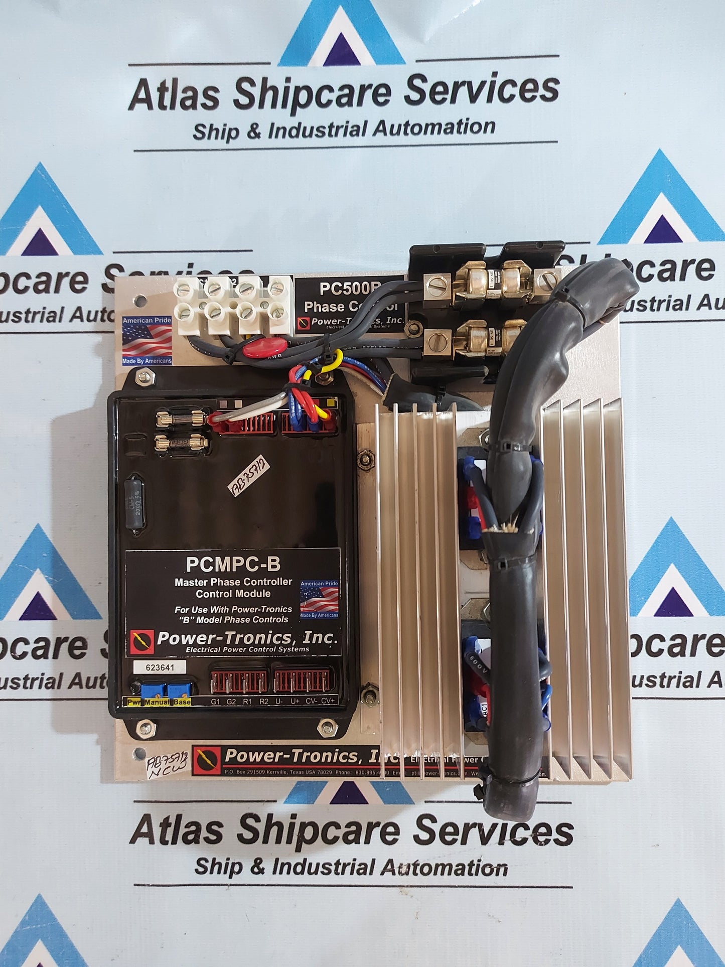 POWER-TRONICS PCMPC-B MASTER PHASE CONTROLLER CONTROL MODULE