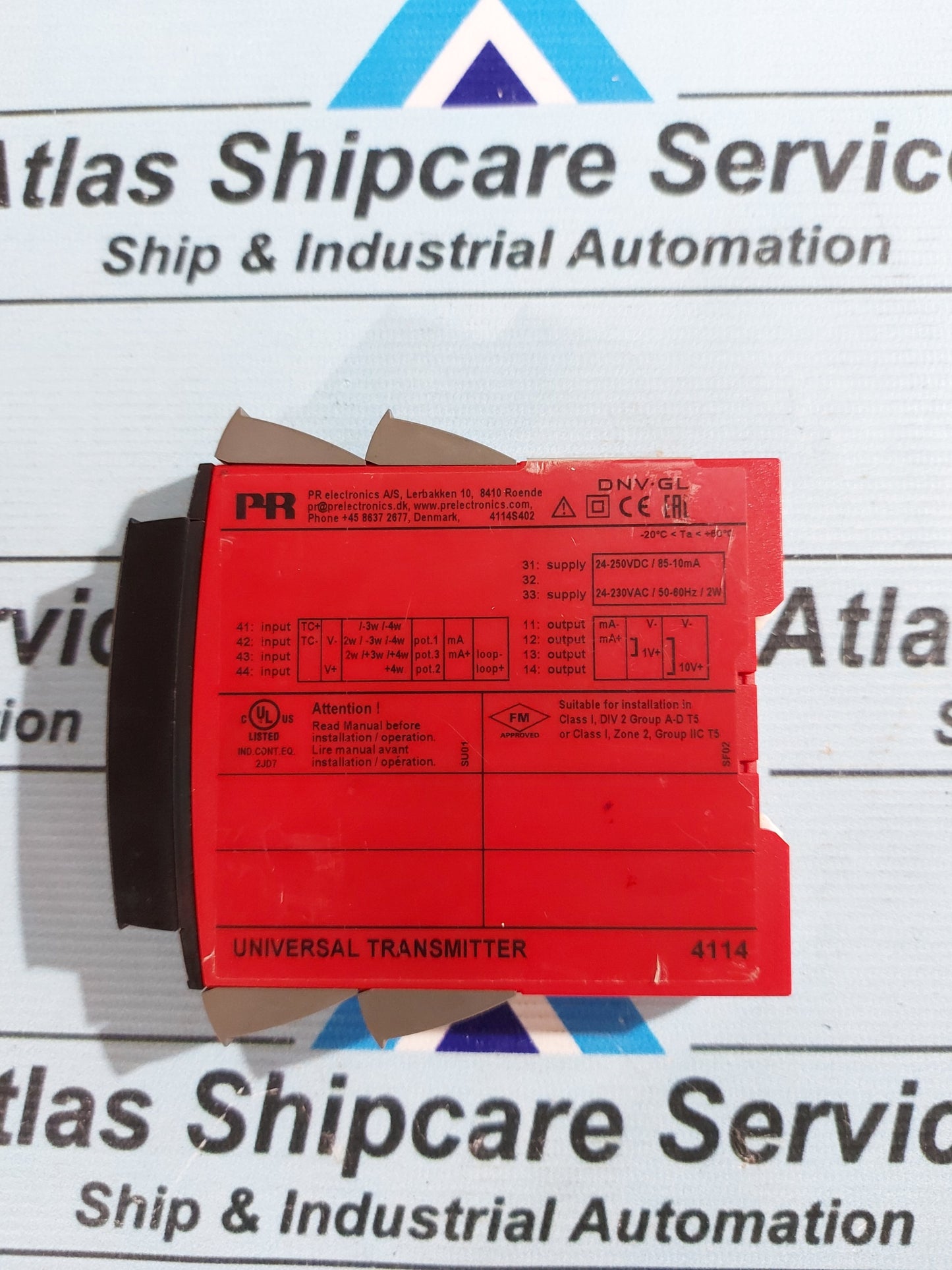PR ELECTRONICS 4114 UNIVERSAL TRANSMITTER