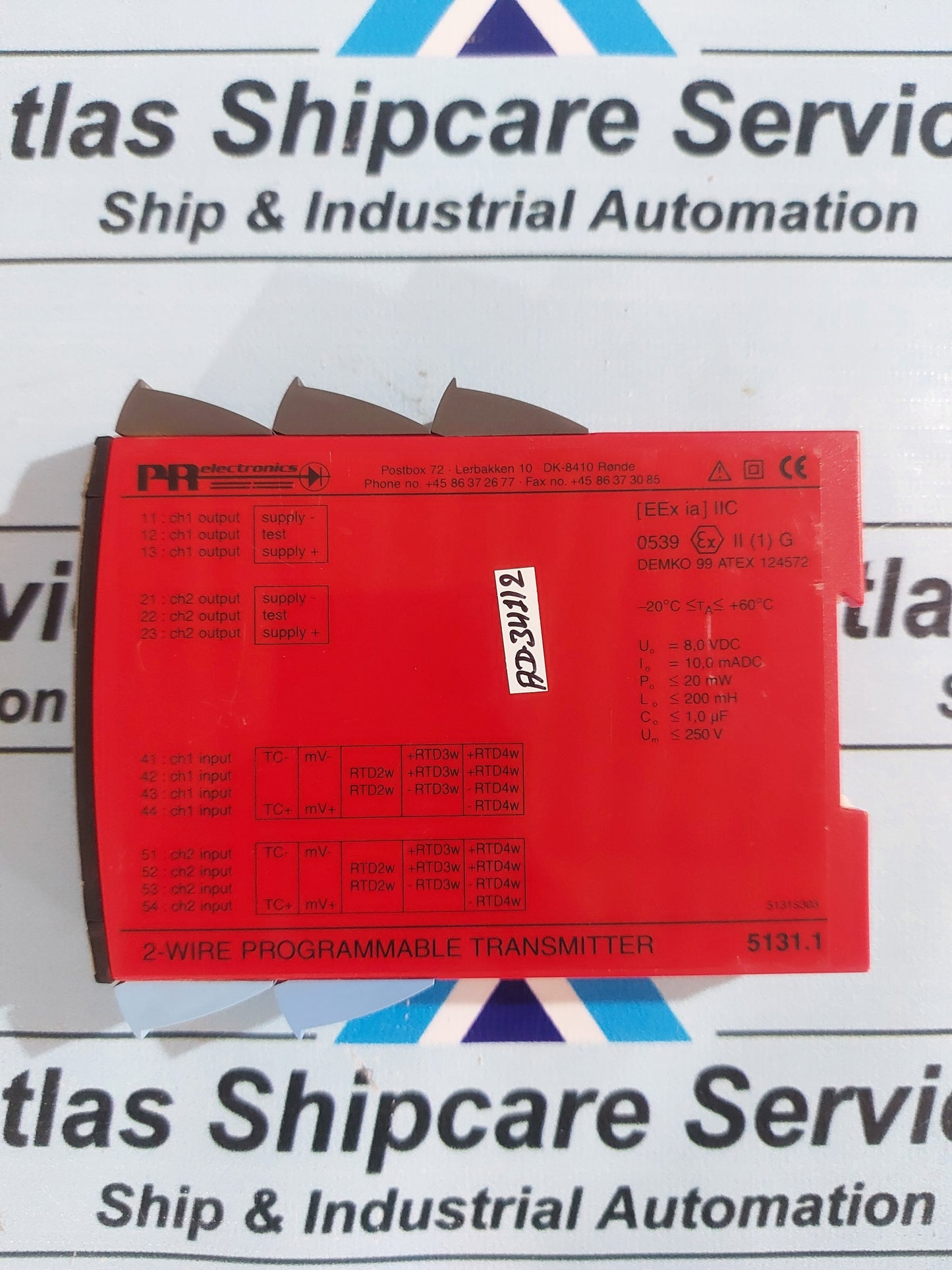 PR ELECTRONICS 5131B 2-WIRE PROGRAMMABLE TRANSMITTER