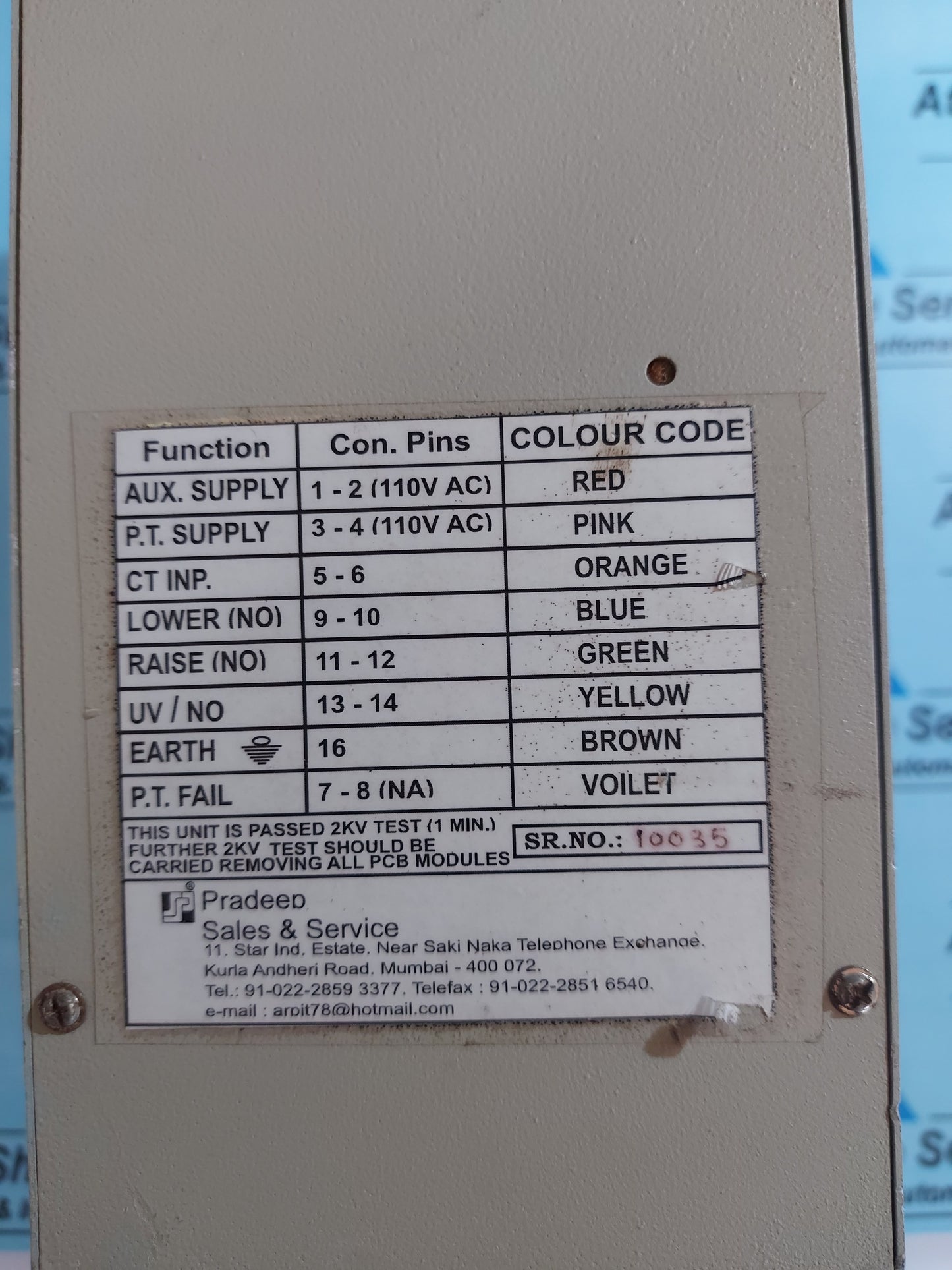 PRADEEP Fx 1000L DIGITAL AUTOMATIC VOLTAGE REGULATING RELAY