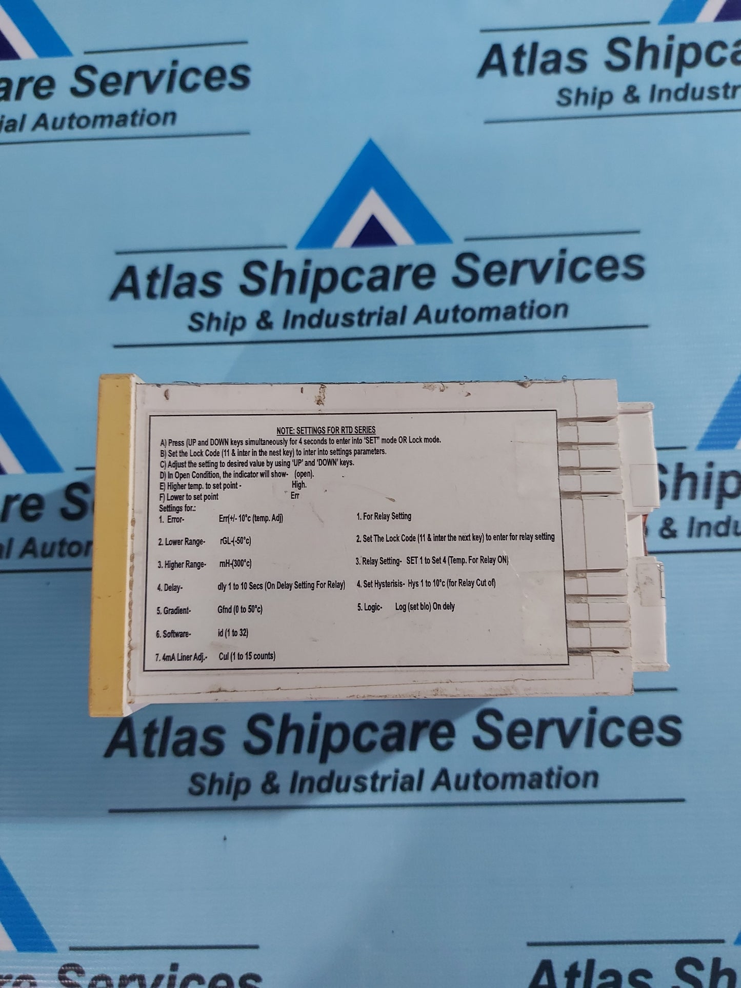 PRADEEP RTD-2001 REMOTE OIL TEMPERATURE INDICATOR