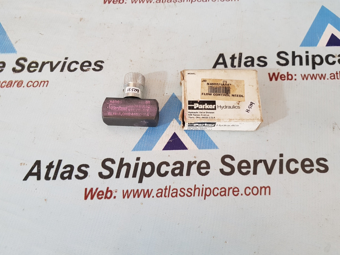 Parker N400S/1A047 Flow Control Needle Valve H509