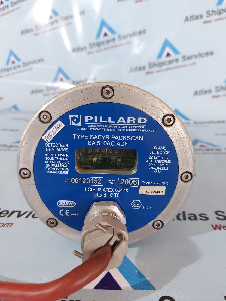 Pillard SAFYR PACKSCAN SA 510AC ADF Flame Detector