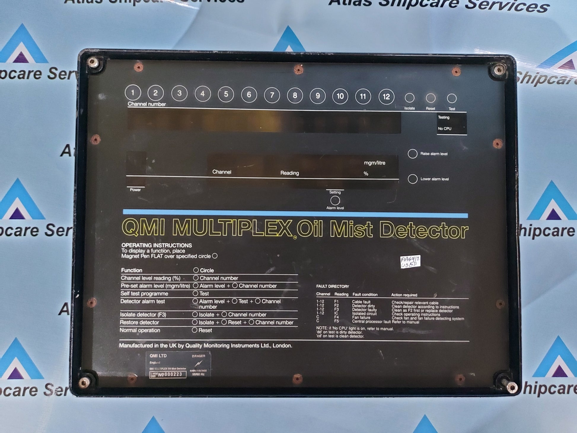 QMI MULTIPLEX OIL MIST DETECTOR