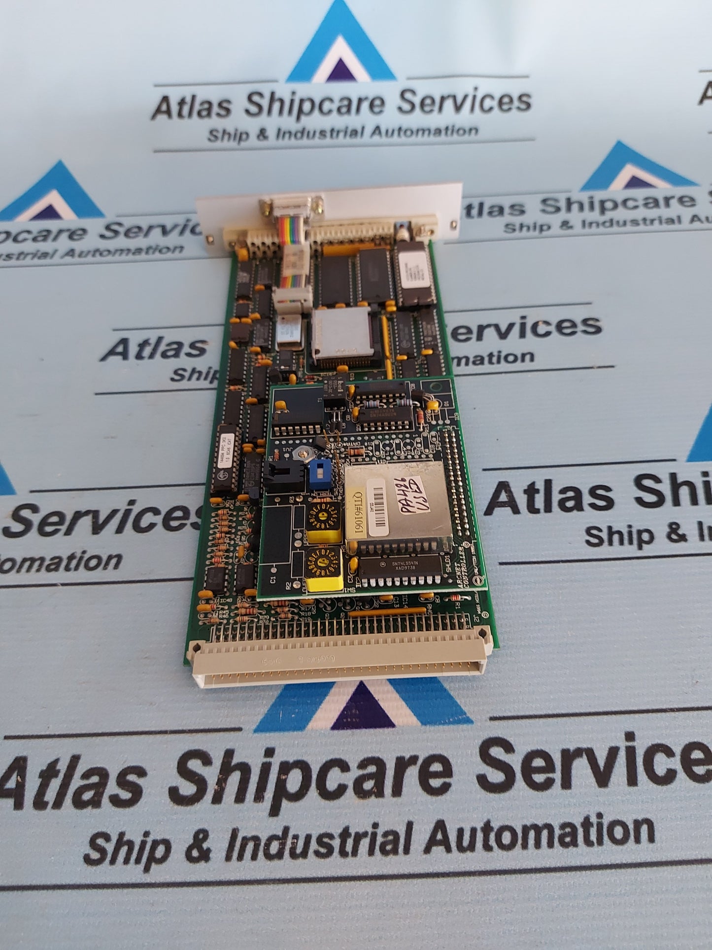 QUAD TECH-QTI 52190 PPC 3000X CPU QTI 61061 ARCNET CONTROLLER BOARD