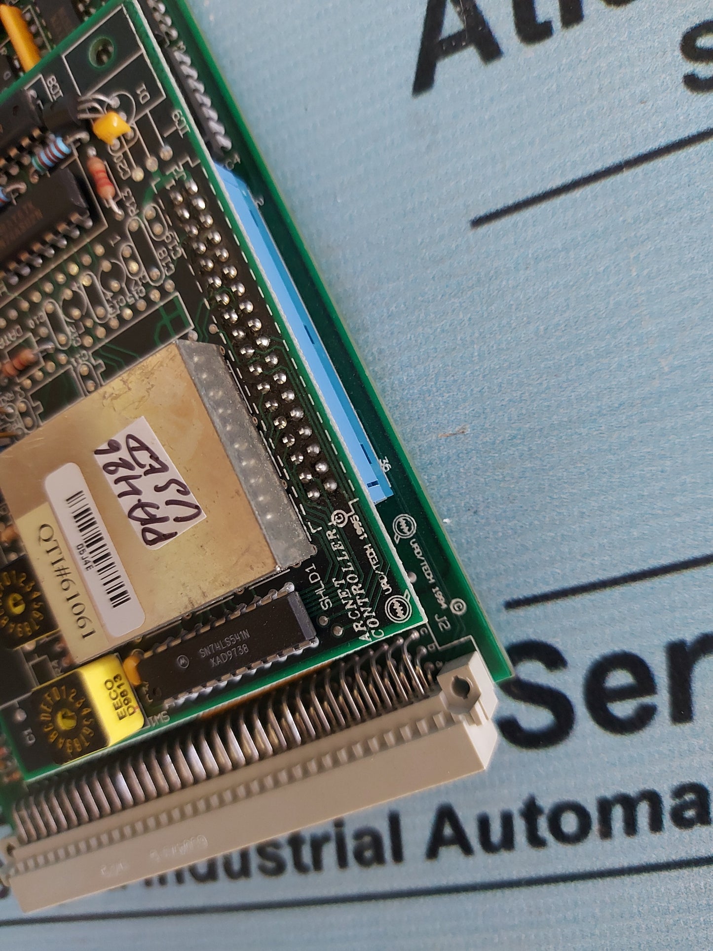 QUAD TECH-QTI 52190 PPC 3000X CPU QTI 61061 ARCNET CONTROLLER BOARD