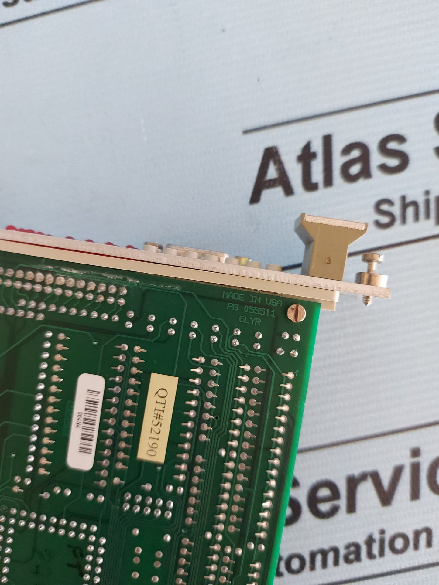 QUAD TECH-QTI 52190 PPC 3000X CPU QTI 61061 ARCNET CONTROLLER BOARD