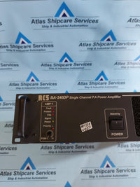 RCS BA-240DP SINGLE CHANNEL P.A POWER AMPLIFIER AG319