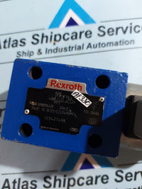 REXROTH 3WE 10 B33/CG24N9K4 SOLENOID OPERATED DIRECTIONAL SPOOL VALVE