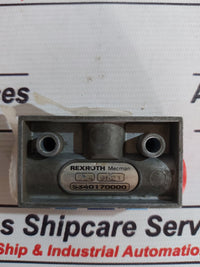 REXROTH 5340170000 PNEUMATIC SHUTTLE VALVE AG636