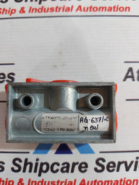 REXROTH BOSCH 5340170000 PNEUMATIC SHUTTLE VALVE AG637