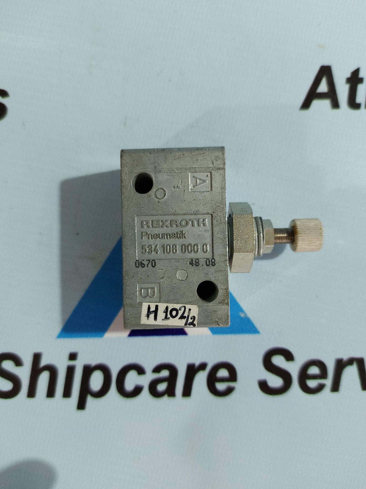 REXROTH PNEUMATIK 534 108 000 0 THROTTLE CONTROL VALVE H102