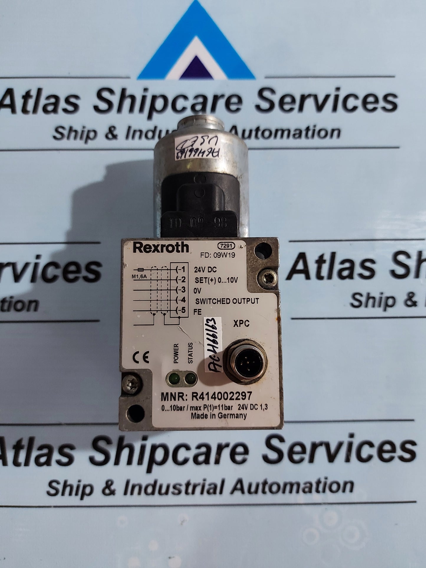 REXROTH R414002297 ELECTRONIC PNEUMATIC PROPORTIONAL VALVE