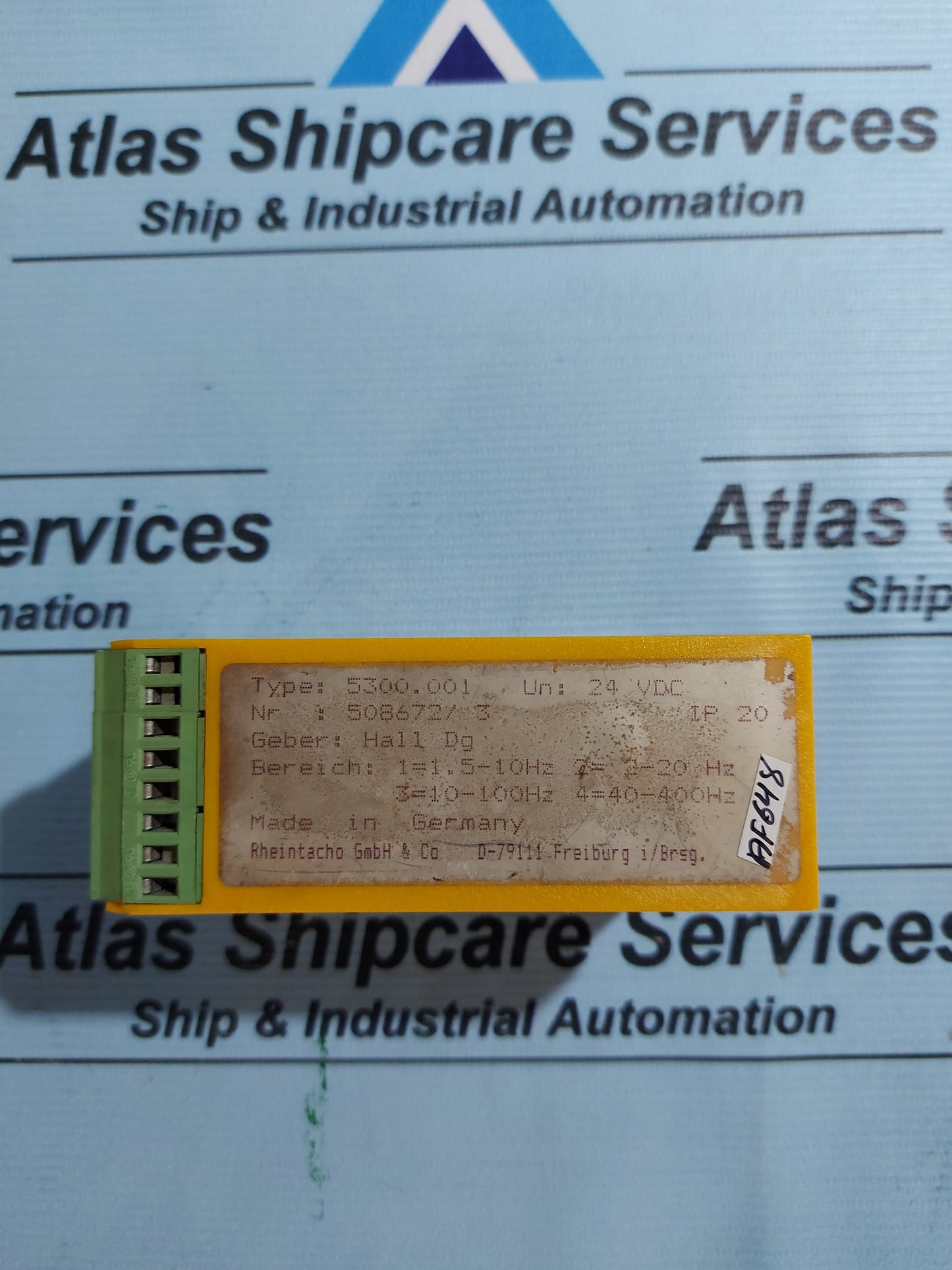 RHEINTACHO GMBH 5300.001 SPEED RELAY