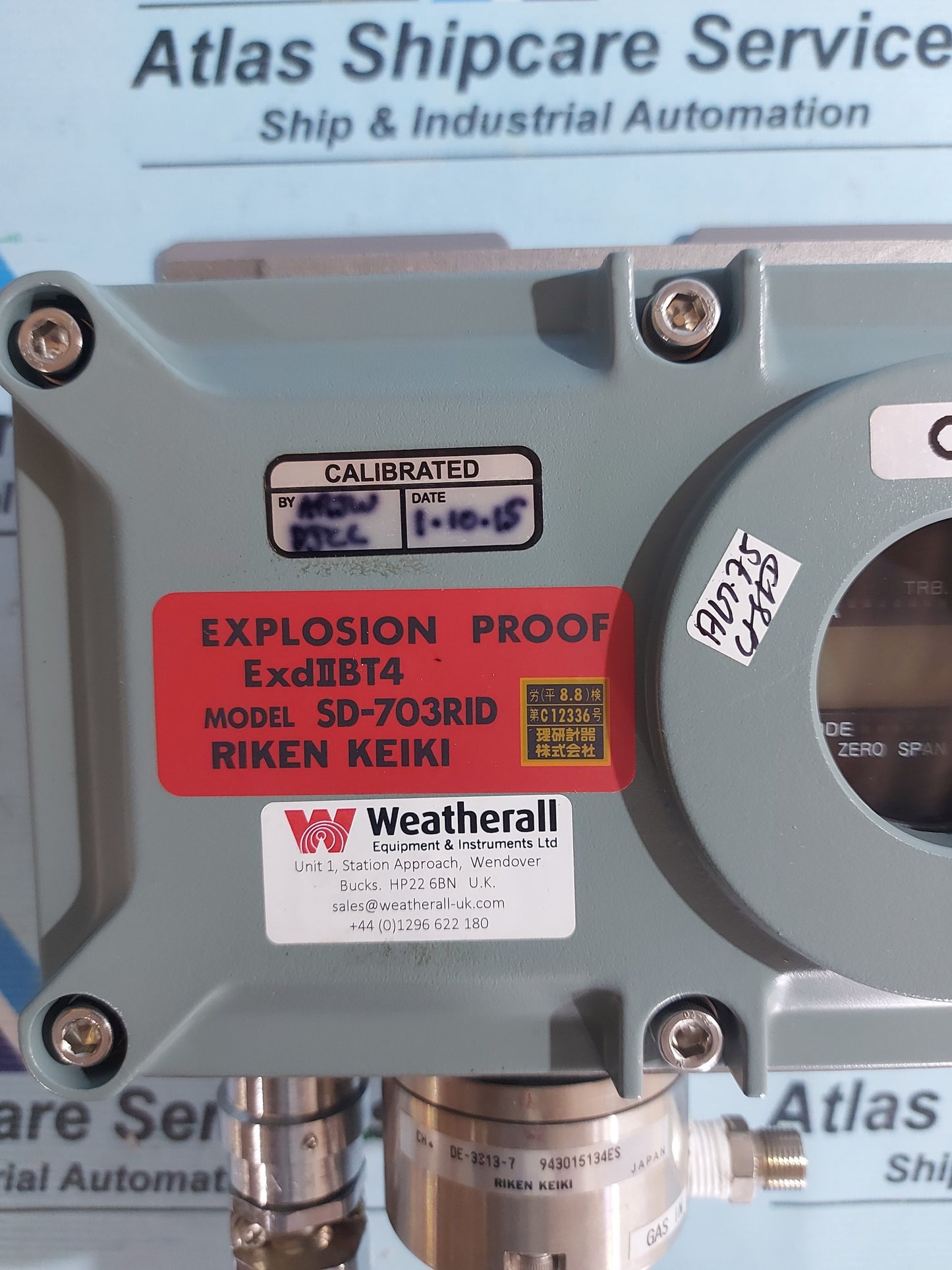 RIKEN KEIKI SD-703RID GAS DETECTOR AG75