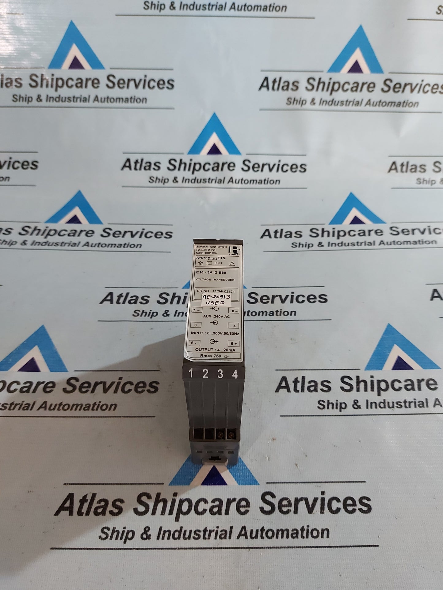 RISHABH RISH DUCER E15 VOLTAGE TRASNDUCER E15-3A1Z E80