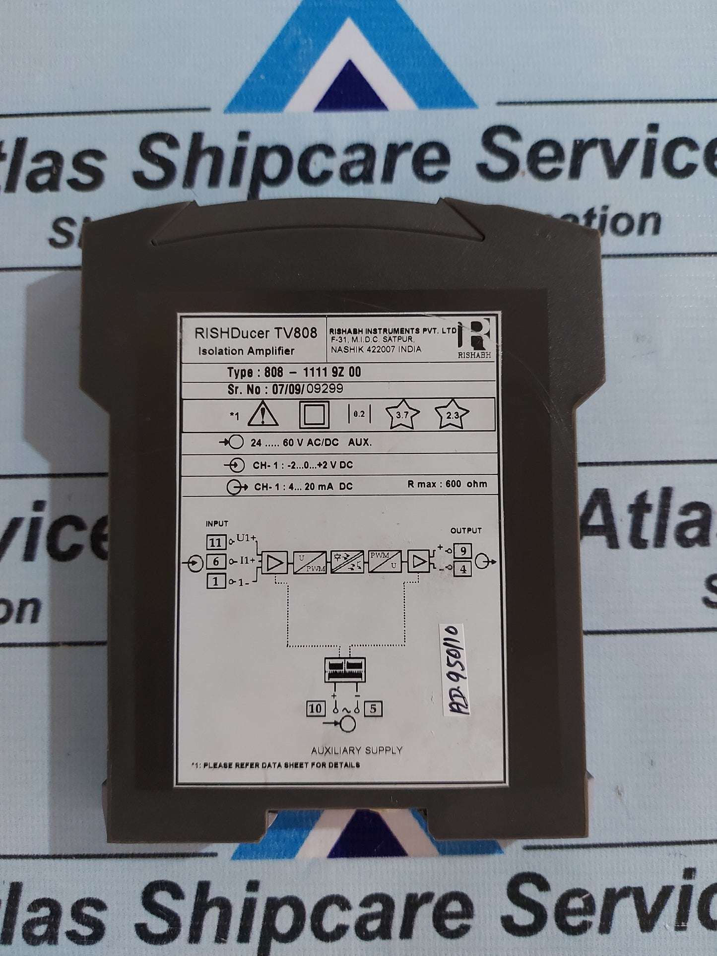 RISHABH RISHDUCER TV808 ISOLATION AMPLIFIER