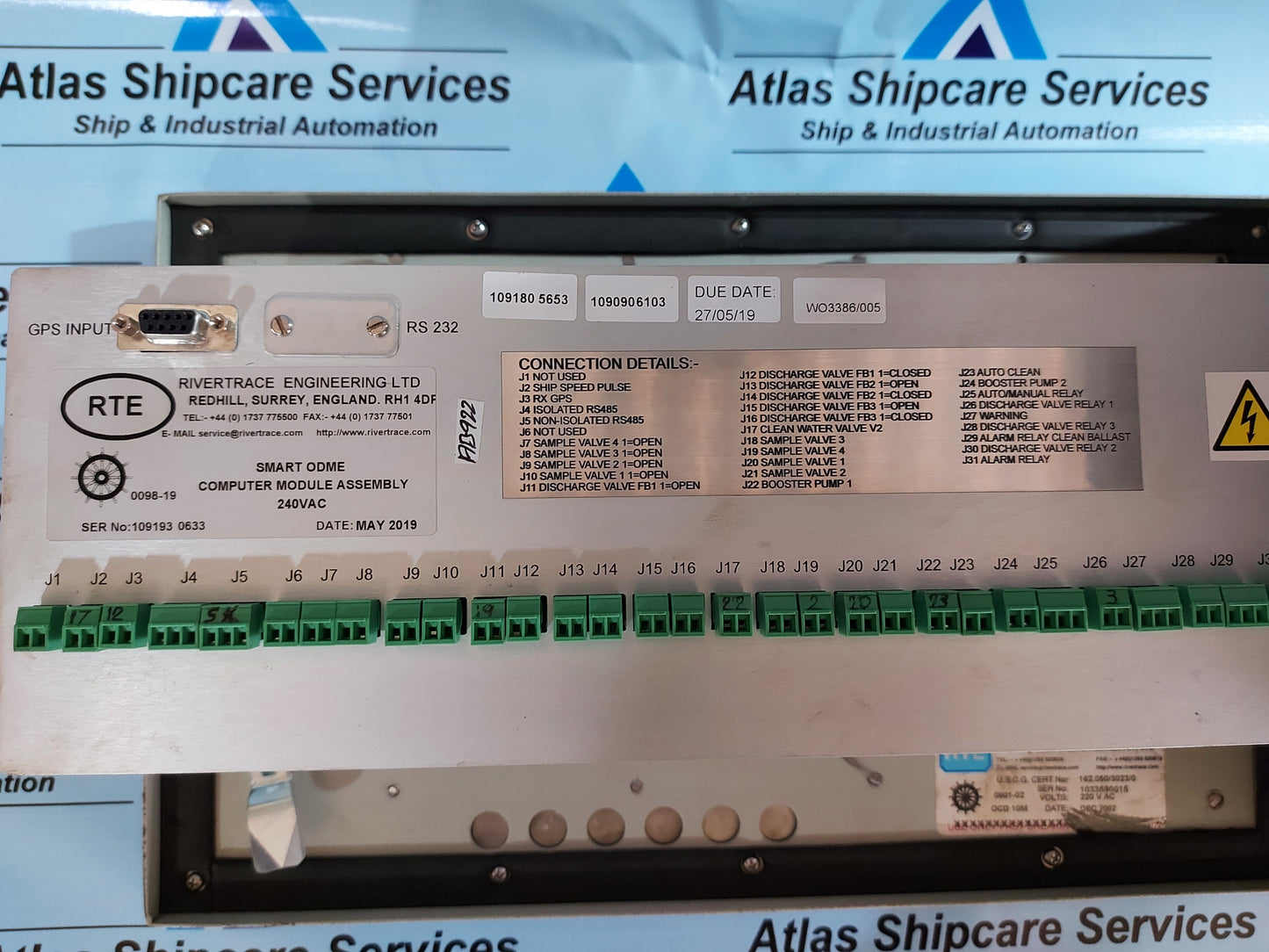 RIVERTRACE ENGINEERING SMART ODME COMPUTER MODULE 240VAC