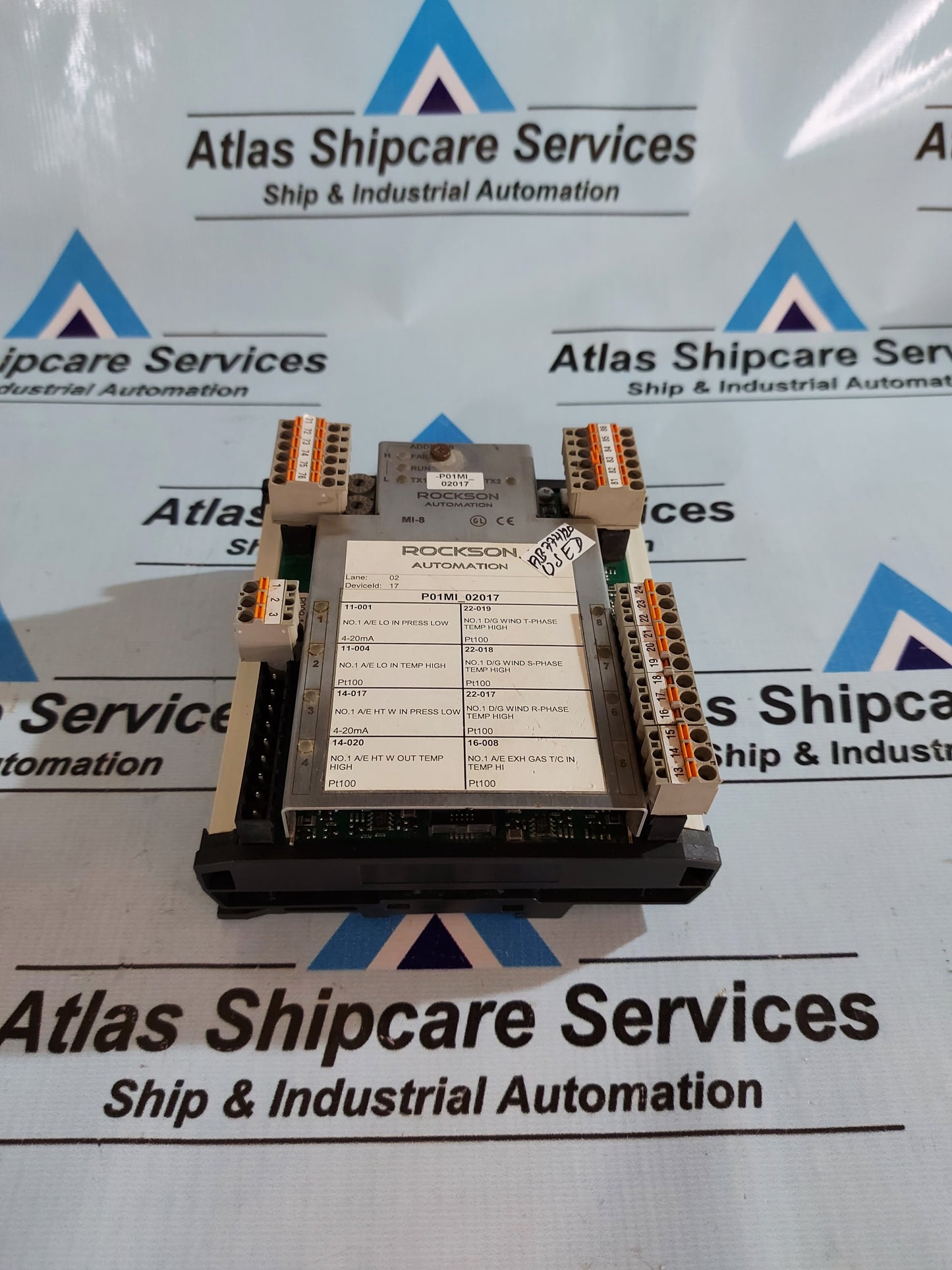 ROCKSON AUTOMATION MI-8 RELAY OUTPUT EXTENSION MODULE M003-2-M_M002125