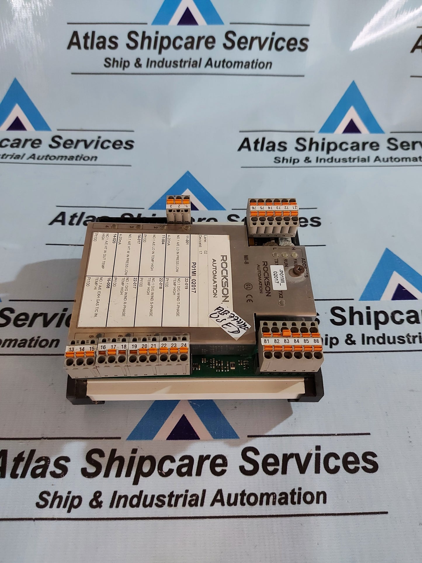 ROCKSON AUTOMATION MI-8 RELAY OUTPUT EXTENSION MODULE M003-2-M_M002125