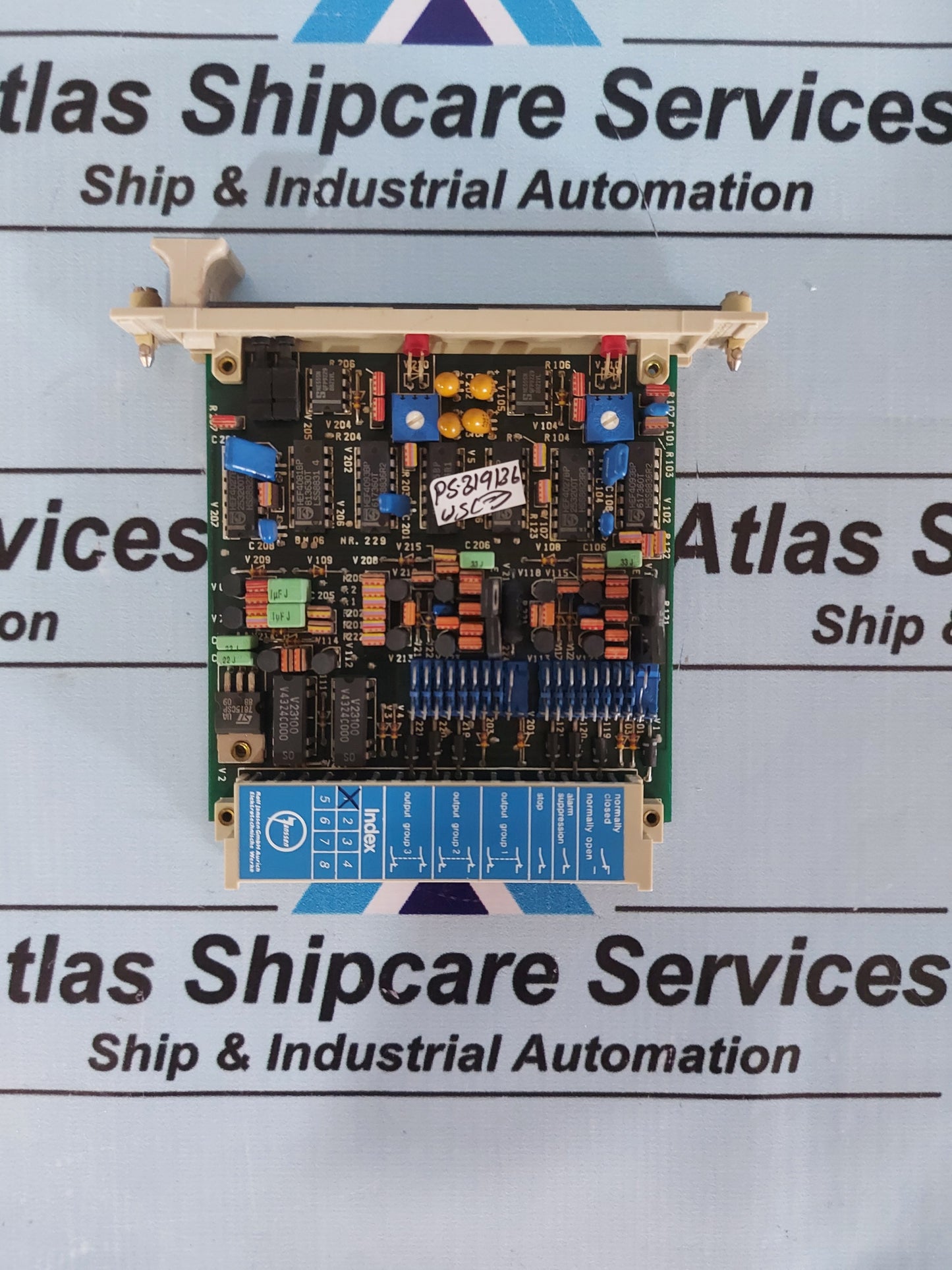 ROLF JANSSEN ALARM CARD INDEX