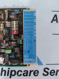 ROLF JANSSEN AM-IE ALARM CARD