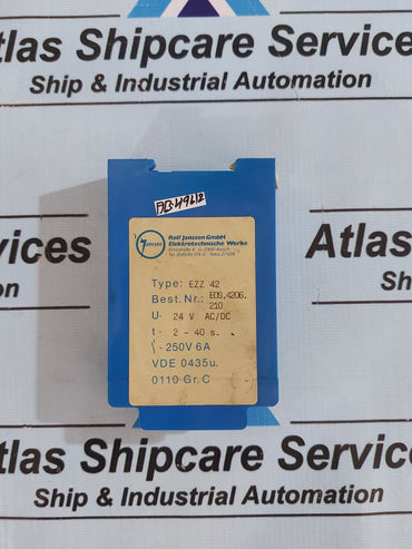 ROLF JANSSEN EZZ 42 TIME DELAY RELAY