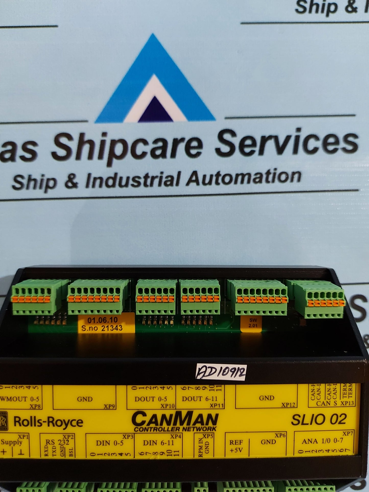 ROLLS-ROYCE SLIO 02 CANMAN CONTROLLER NETWORK