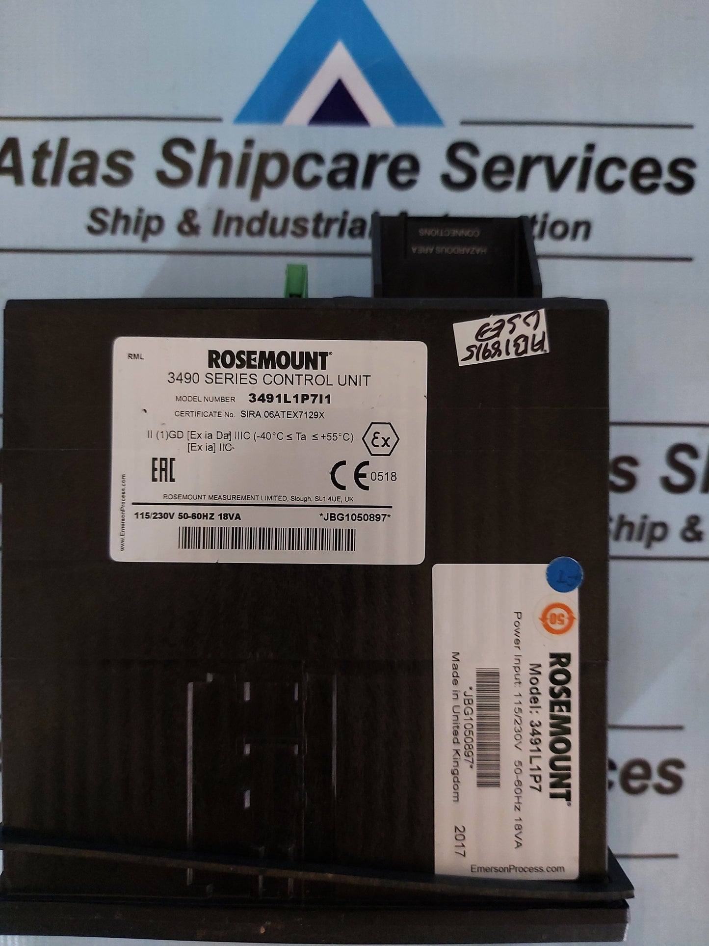 ROSEMOUNT 3490 SERIES LEVEL CONTROLLER PANEL MOUNTED 3491LIP7I1