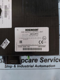 ROSEMOUNT 3490 SERIES LEVEL CONTROLLER PANEL MOUNTED 3491L1P7I1