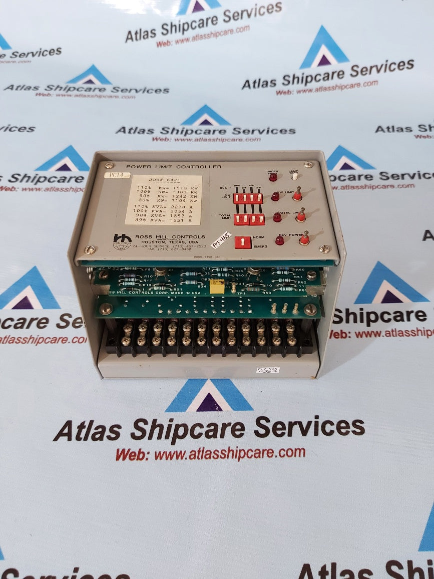ROSS HILL 0000-7498-04F POWER LIMIT CONTROLLER
