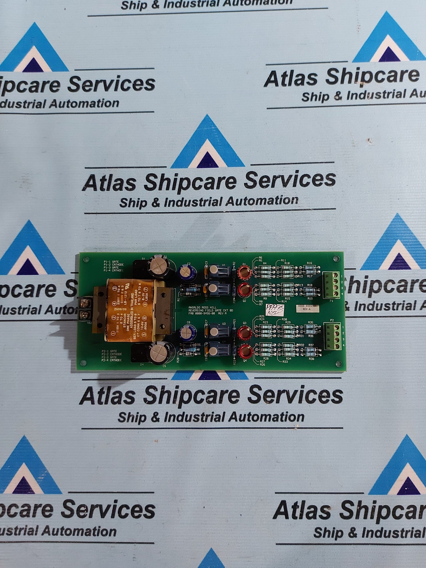 ROSS HILL ANSALDO REVERSING FIELD GATE CIRCUIT BOARD 0000-9456-00 REV.A